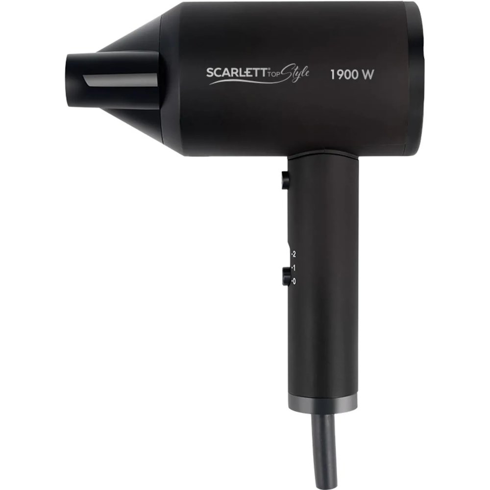Фен SCARLETT SC-HD70I37, 1900Вт, черный