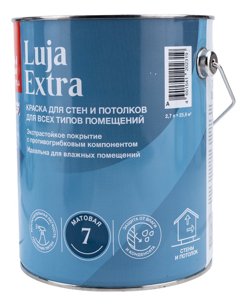 Экстра-стойкая краска Tikkurila LUJA EXTRA A мат 2,7л 700014018