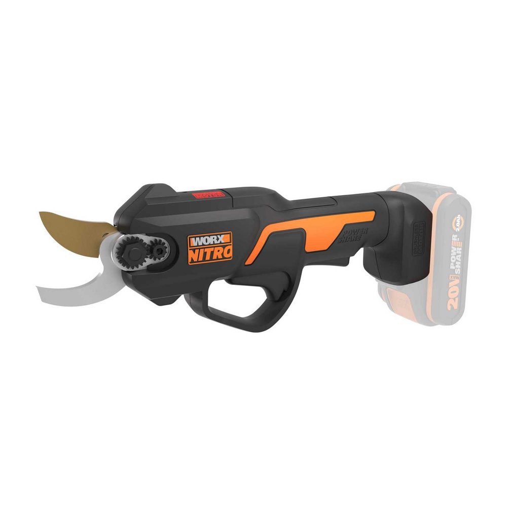 Аккумуляторный секатор WORX 20в, 25см, без акб и зу WG330E.9
