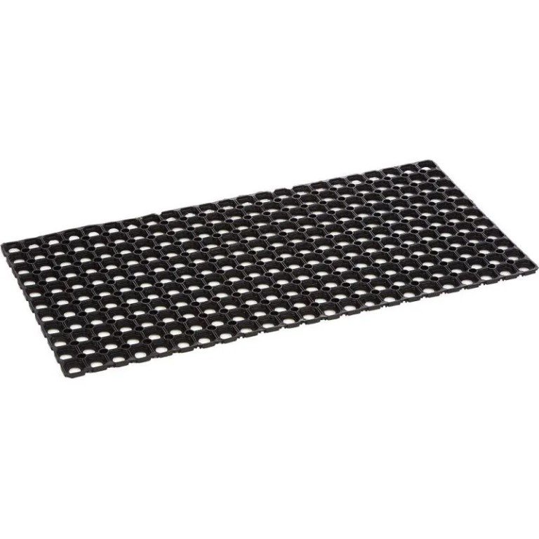 Коврик входной резиновый Luscan Professional 500x1000x16 мм черный 1848966