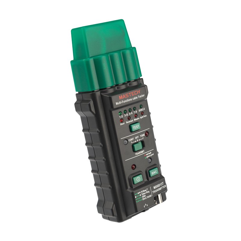 Цифровой тестер сетевых кабелей Mastech MS6813 13-1221