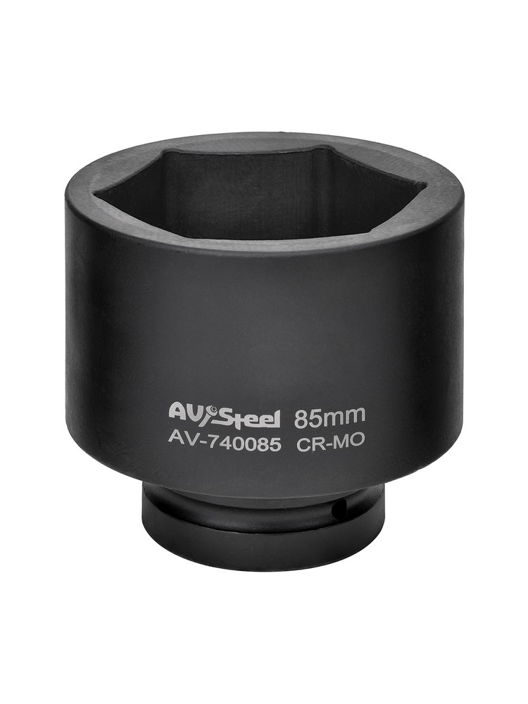 Головка ударная шестигранная (85 мм, 1DR) AV Steel AV-740085