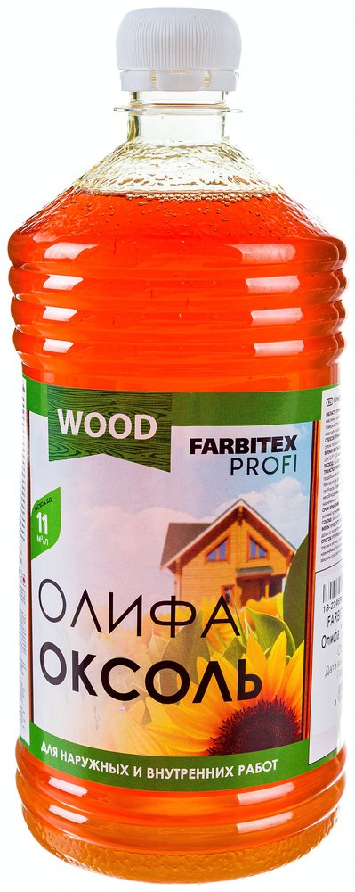 Олифа FARBITEX Оксоль марки ПВ 1 л 4300005041