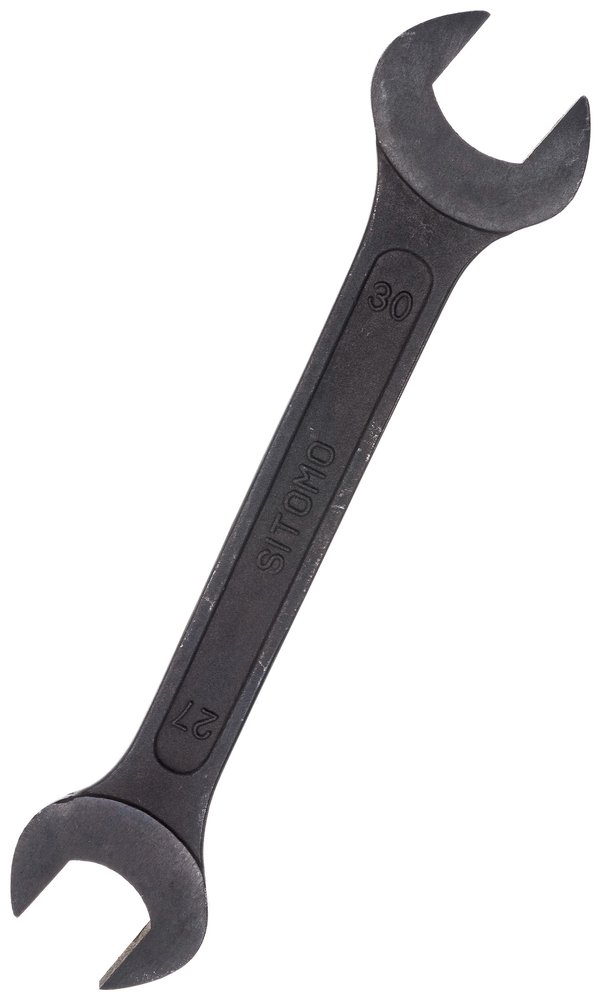 Гаечный рожковый двусторонний ключ SITOMO 27х30 окс. 28923