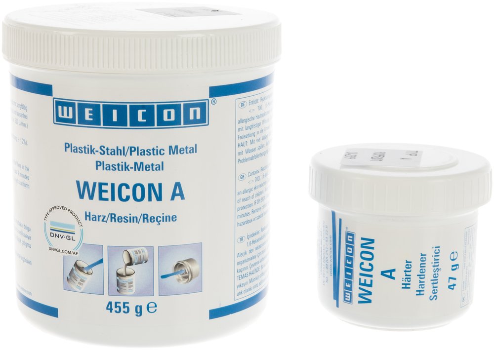 Эпоксидный композит пастообразный, наполненный сталью 0,5 кг WEICON A wcn10000005