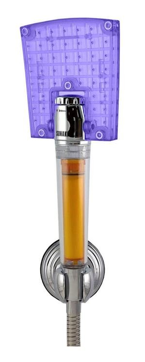 Витаминная душевая лейка SONAKI Waffle голубая SVH-114B