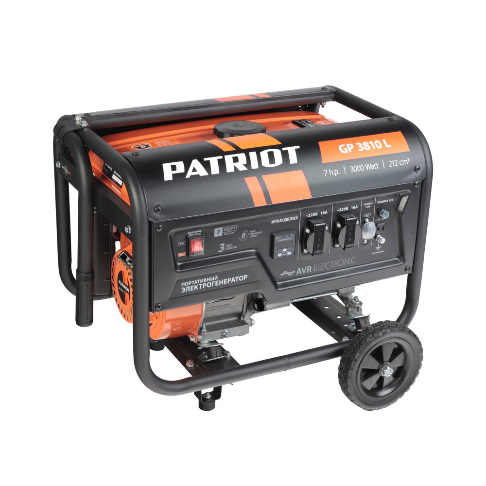 Бензиновый генератор Patriot GP 3810L 474101545