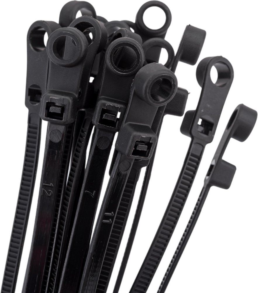 Нейлоновые стяжки FORTISFLEX КСО 4х150 черный 100 шт. 80533