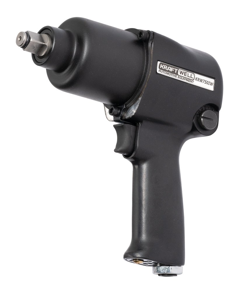 Пневматический ударный гайковерт KraftWell 1/2, 780 Нм KRW750IW