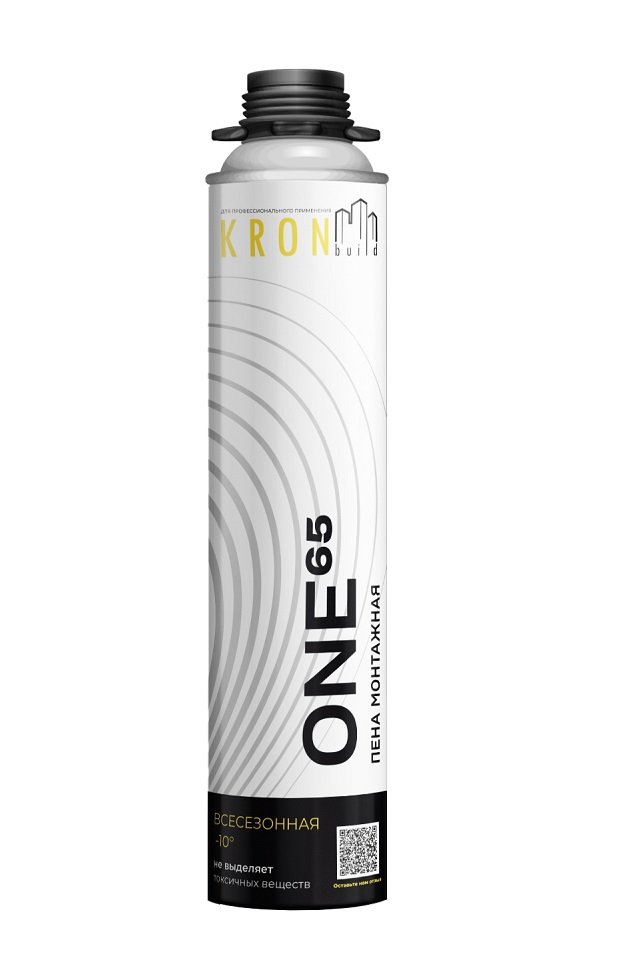 Профессиональная монтажная пена Kronbuild всесезонная ONE 65 FAO65