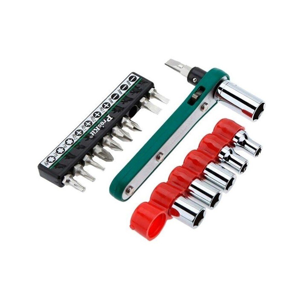 Ключ-отвертка с 17 насадками Pro'sKit 1PK-202A 00155551