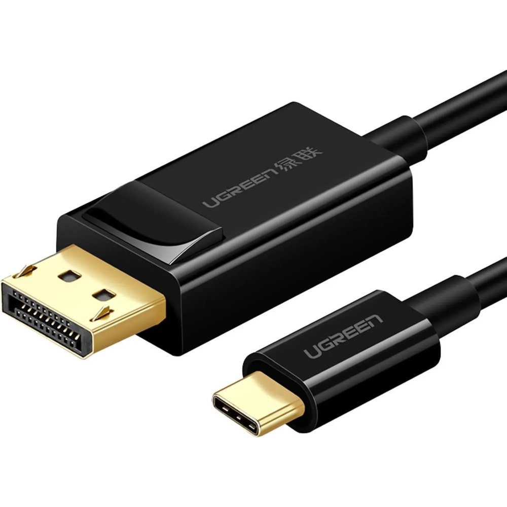 Кабель UGREEN MM139 (50994) USB Type C to DP Cable.1,5м черный