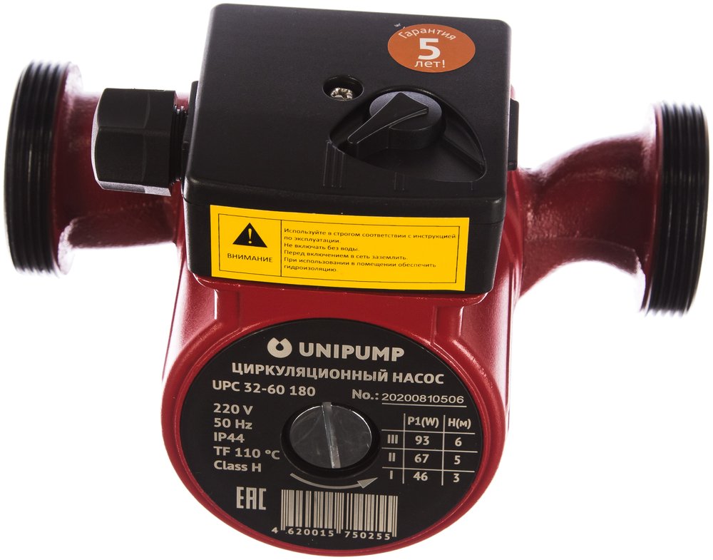 Циркуляционный насос UNIPUMP UPС 32-60 180 15467