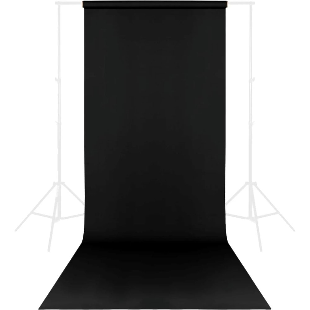 Фон бумажный Raylab 009 Black Черный 2.72x11 м