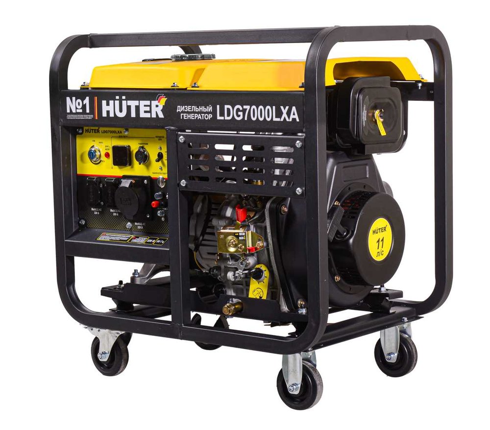 Электрогенератор дизельный Huter LDG 7000LXА 64/2/8