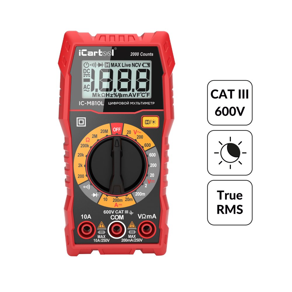 Цифровой мультиметр iCarTool IC-M810L