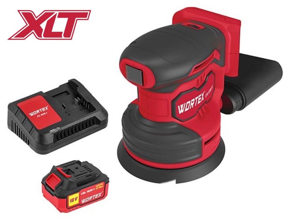Аккумуляторная эксцентриковая шлифмашина WORTEX COS 1218-1 E ALL1 1333436