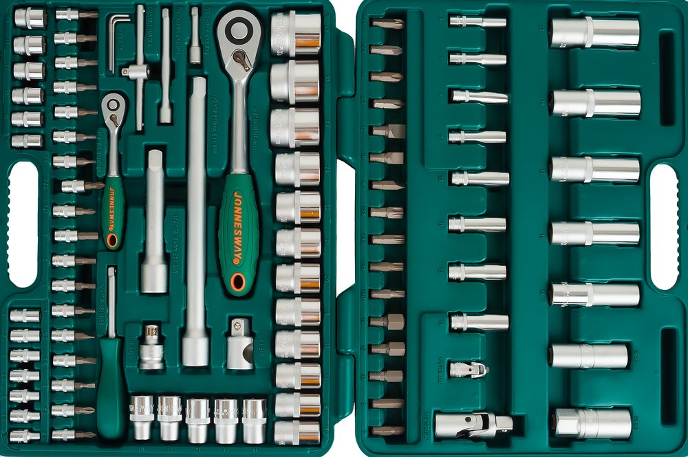 Набор торцевых головок 1/4'DR 4-14 мм и 1/2'DR 10-32 мм, 94 предмета, Jonnesway S04H52494S