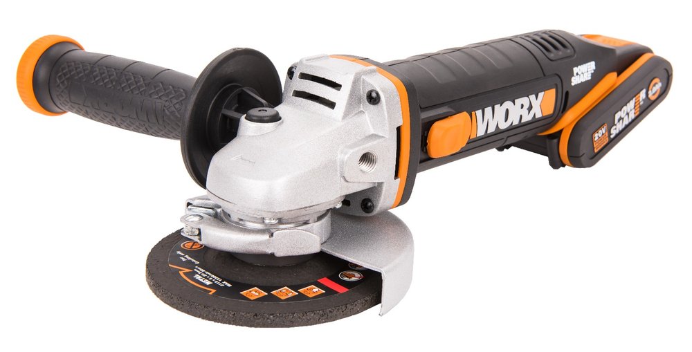 Аккумуляторная угловая шлифмашина WORX кейс WX800