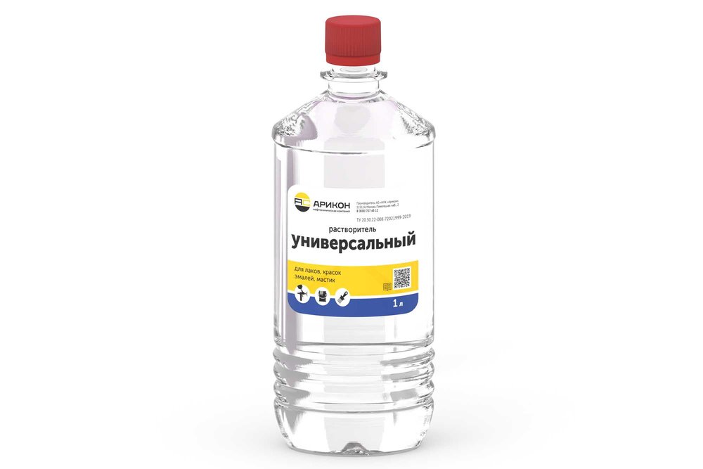 Растворитель универсальный АРИКОН бутылка ПЭТ 1 л RUN1