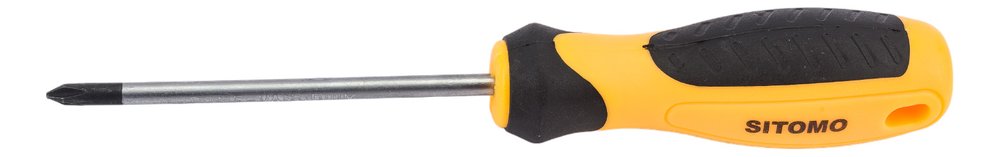 Крестовая отвертка SITOMO PH1х4x75, общая длина 155 мм, CrV 856473