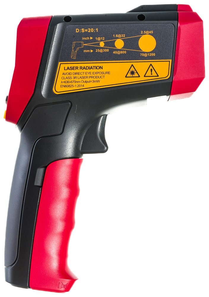 Цифровой инфракрасный термометр-пирометр UNI-T UT302C+, -32c/+1100c, 00-00004261