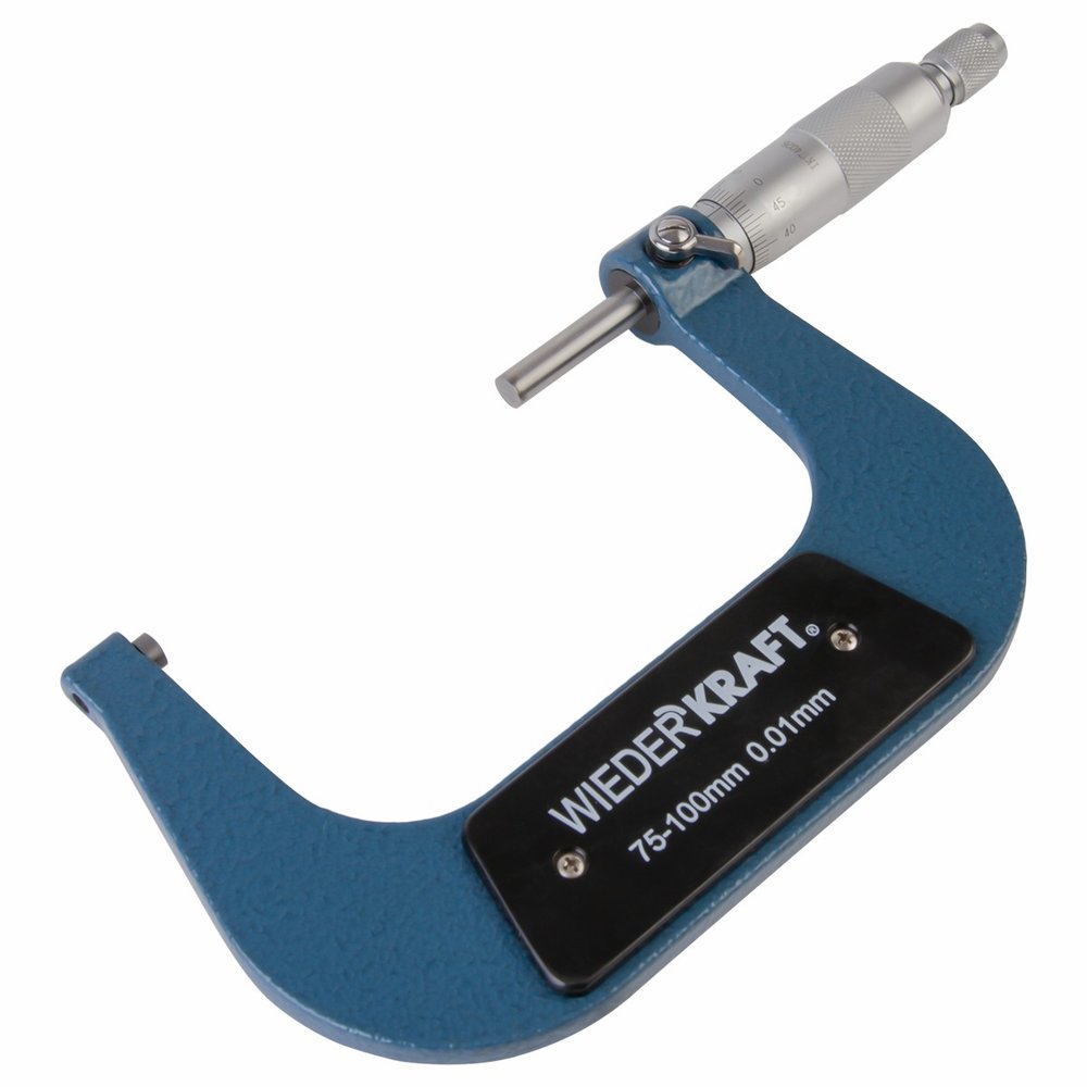 Микрометр WIEDERKRAFT нониусный, 75-100 мм, 0.01 мм WDK-MM10001