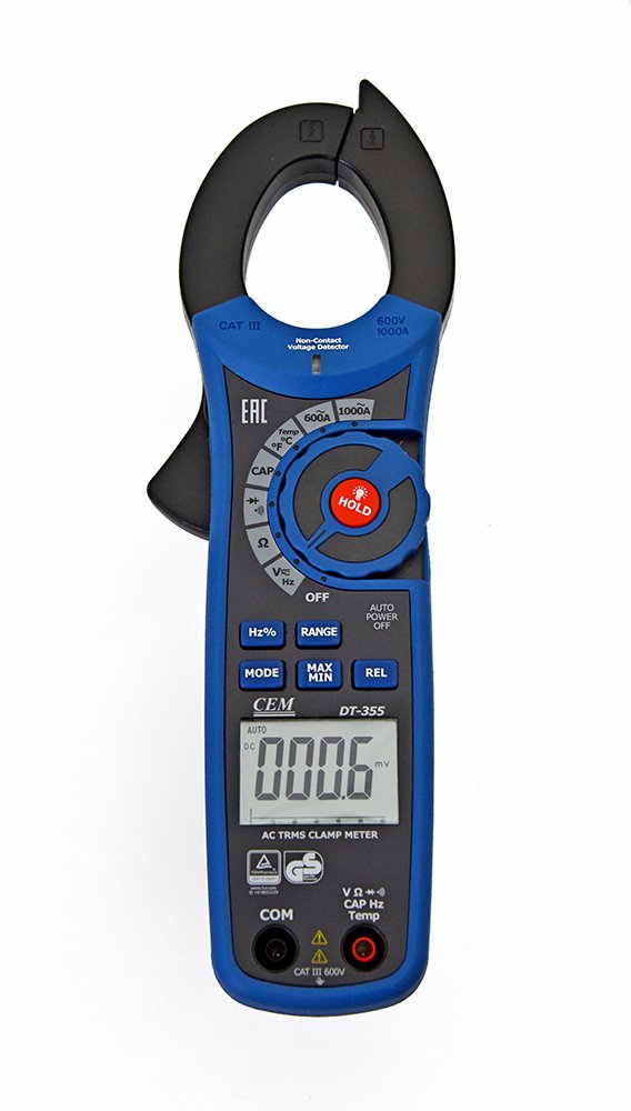 Токовые клещи для измерения переменного тока СЕМ DT-355 480465