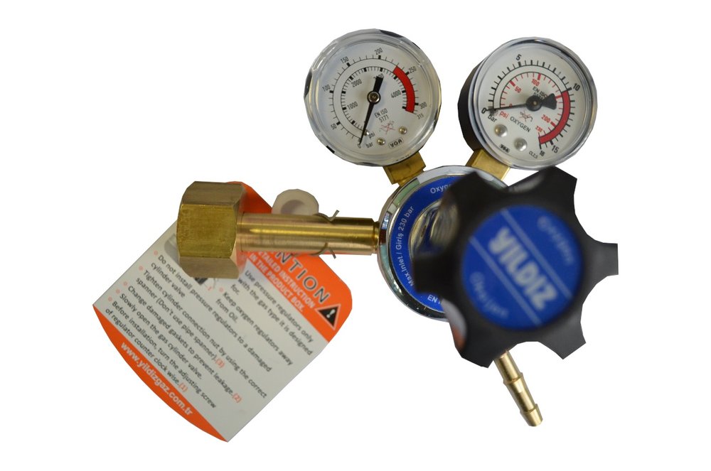 Регулятор кислородный GAZ 10 бар YILDIZ 5801-2-RU