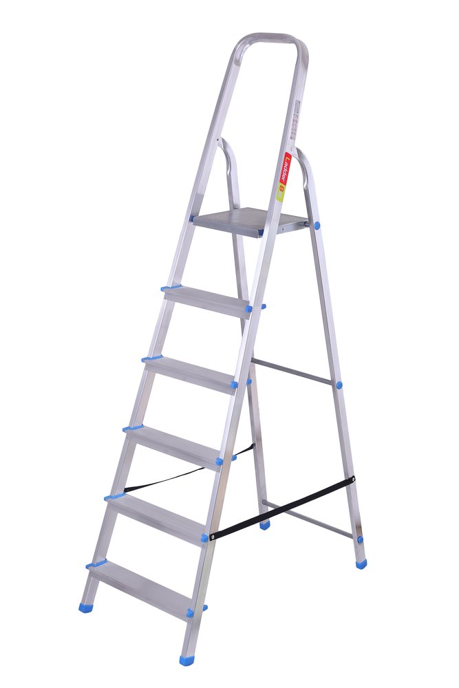 Алюминиевая стремянка LadderBel 6 ступеней STR-AL-6