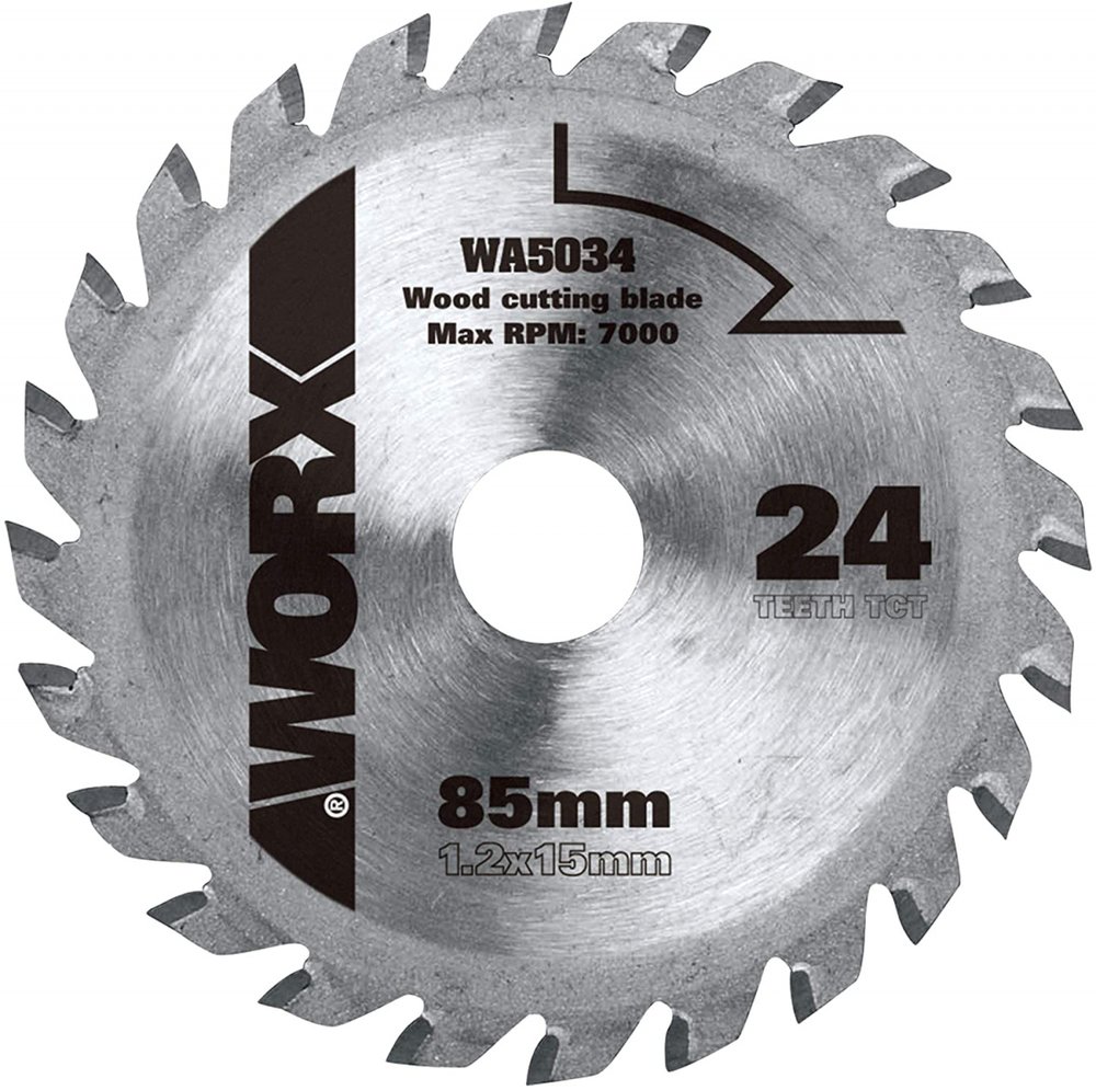 Пильный диск (24Т, 85x1.2x15 мм) твердосплавный WORX WA5034