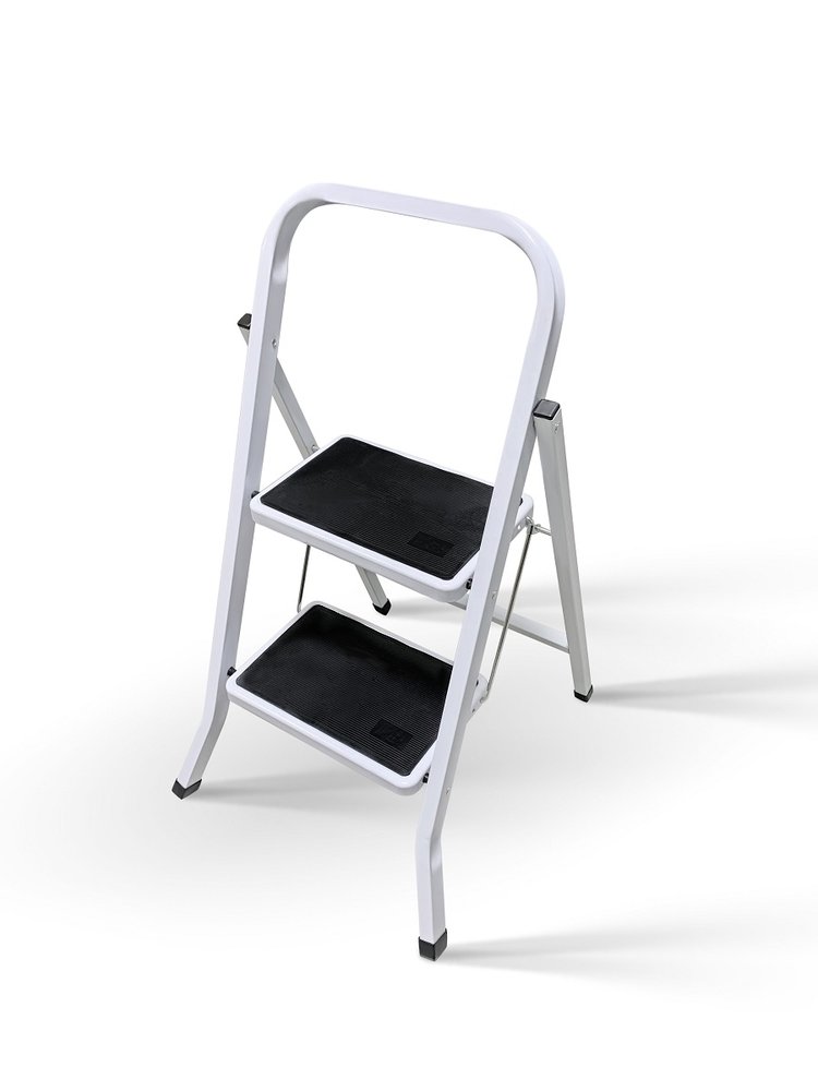 Стальная стремянка LadderBel 2 ступени с антискользящим покрытием TR-ST-2WSRM