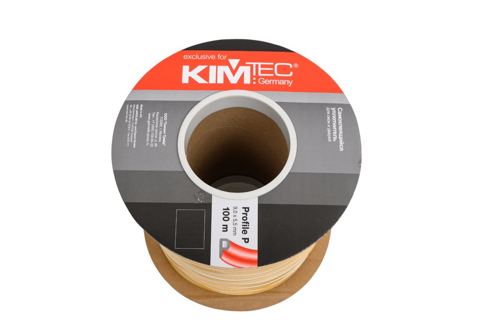 Уплотнитель KIM TEC Р-100 белый 9х5,5мм 57631