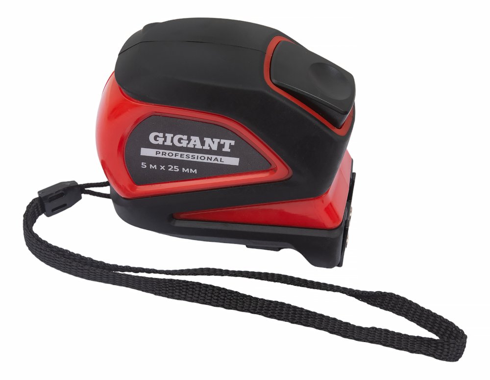 Рулетка Gigant Professional с автостопом 5м 25мм GPGW-08