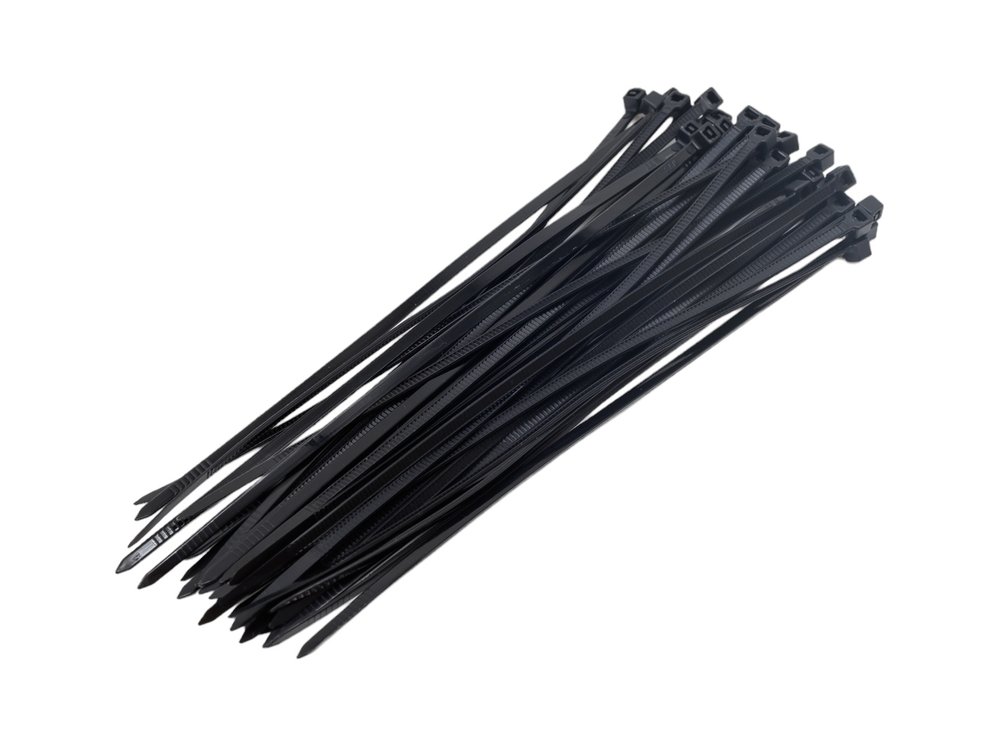 Нейлоновые стяжки HEADROCK черные, 3x150, 100 шт. 278-100-3150