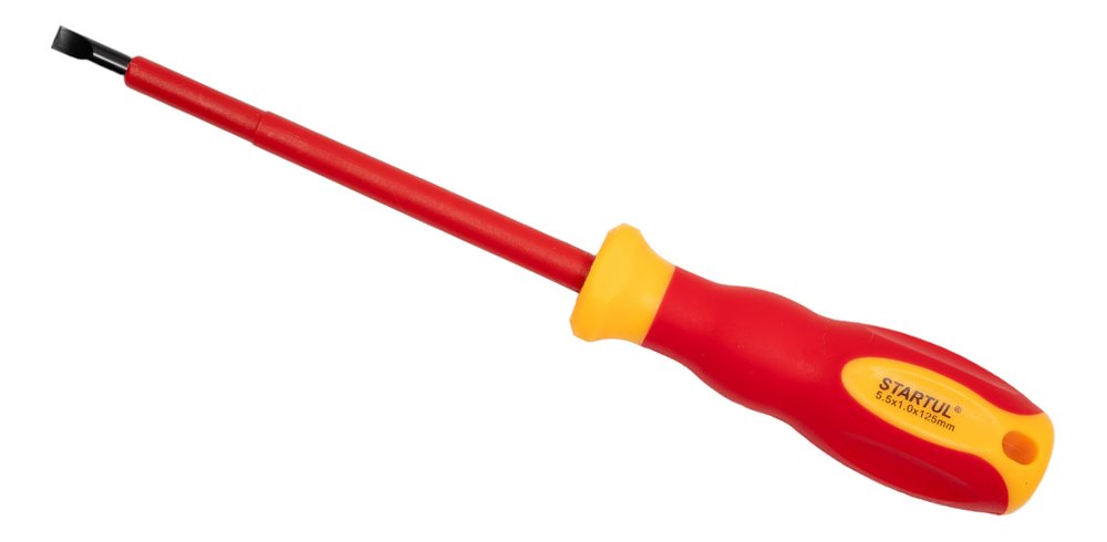 Диэлектрическая шлицевая отвертка STARTUL SL5,5 ST3050-512