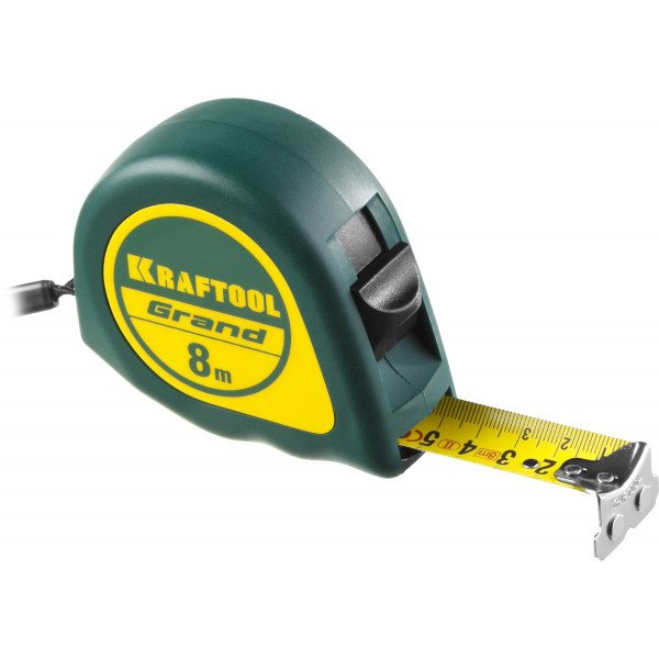 Рулетка KRAFTOOL GRAND 8м/25мм 34022-08-25