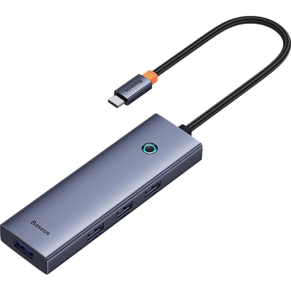 Разветвитель USB Baseus UltraJoy 4-Port Sp.Grey C-USB3.0 B0005280A813-03