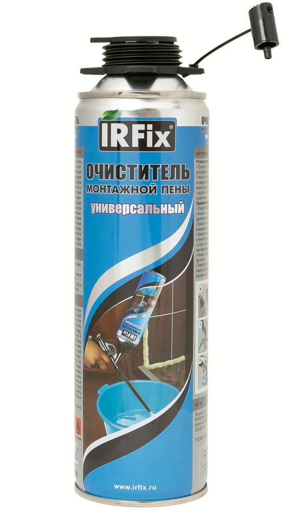 Очиститель незатвердевшей монтажной пены IRFIX 500мл 10009