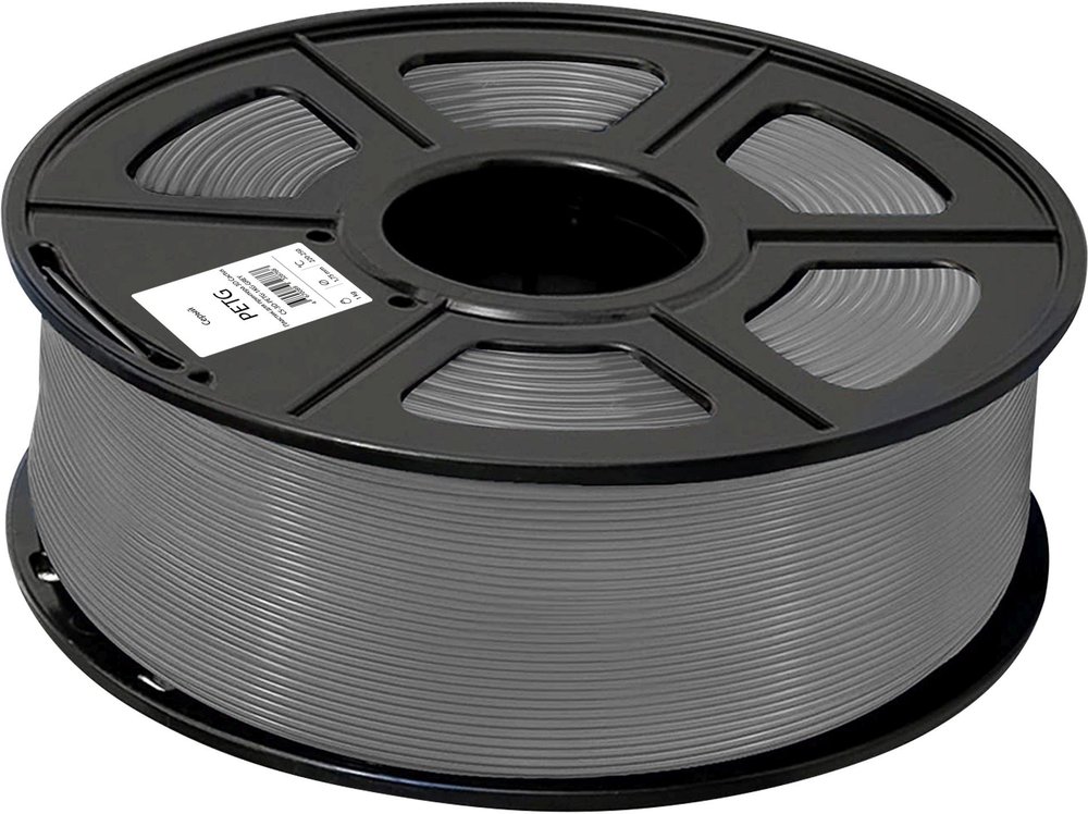 Пластик для принтера CACTUS 3D CS-3D-PETG-1KG-GREY PETG, диаметр 1.75 мм, 1 кг, 1 цв. 1974184