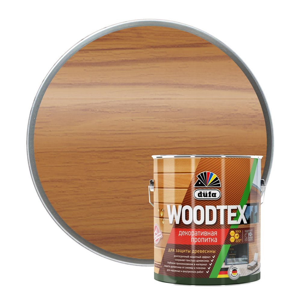 Пропитка Dufa Wood Tex тик, 3 л Н0000006087