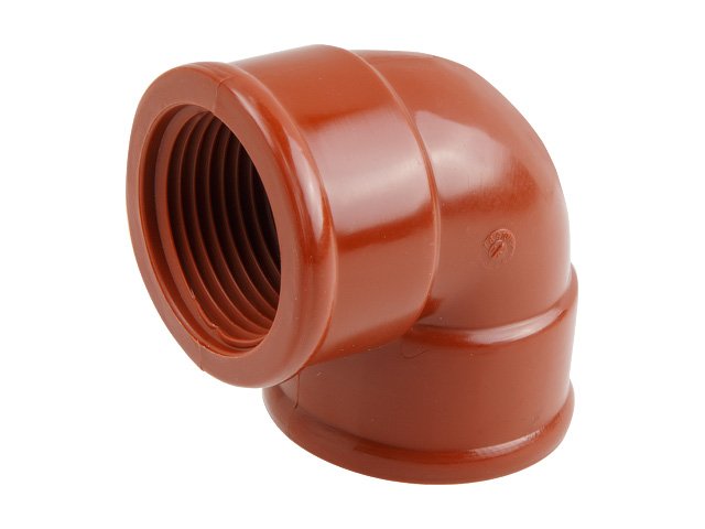 Угольник ПП AV Engineering 1/2' с внутренней резьбой, коричневый AVE159004