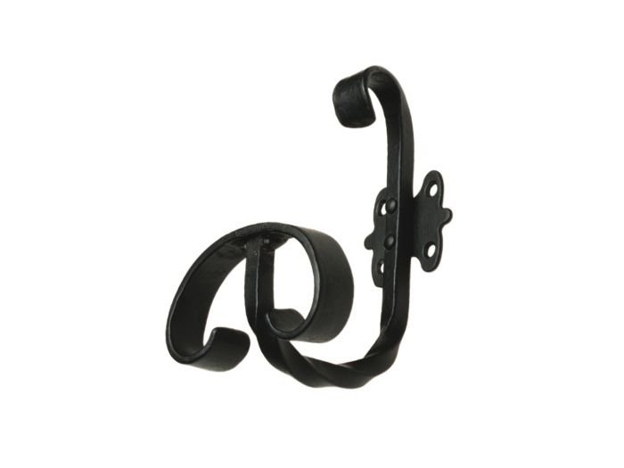 Кованый крючок Amig черный 101-130х80х90