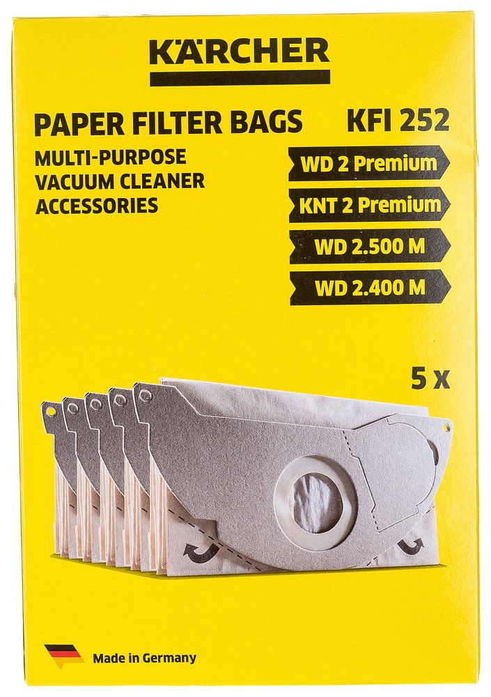 Комплект фильтров 5 шт. для пылесоса SE 3001 Karcher 6.904-143