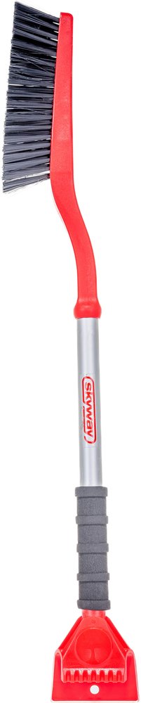 Щетка от снега со скребком двойной скребок SKYWAY S07801010