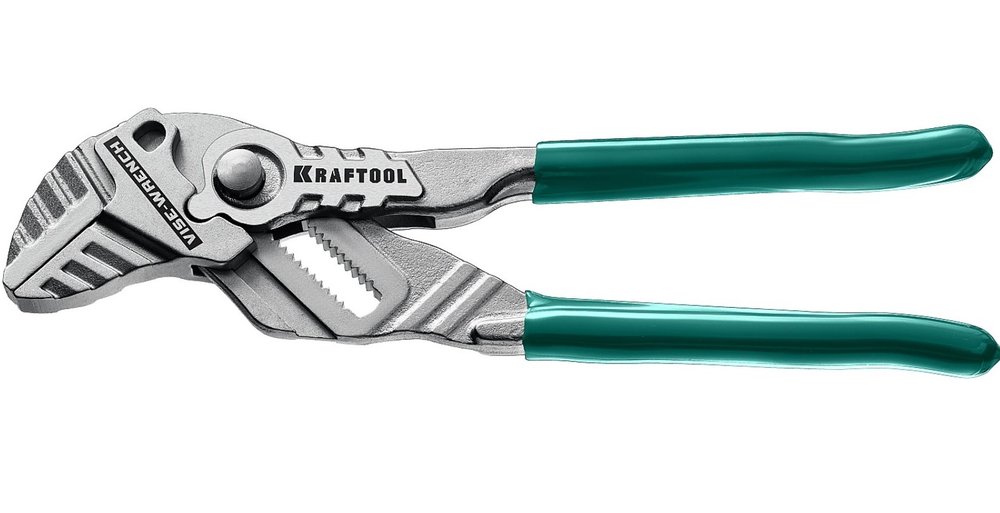 Переставные клещи-гаечный ключ KRAFTOOL Vise-Wrench 180 мм 22063