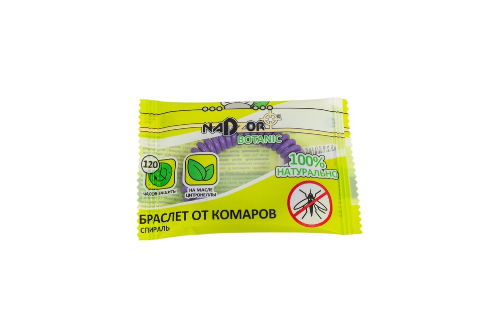 Браслет от комаров Nadzor РЕЗИНКА БИО, Botanic 121264