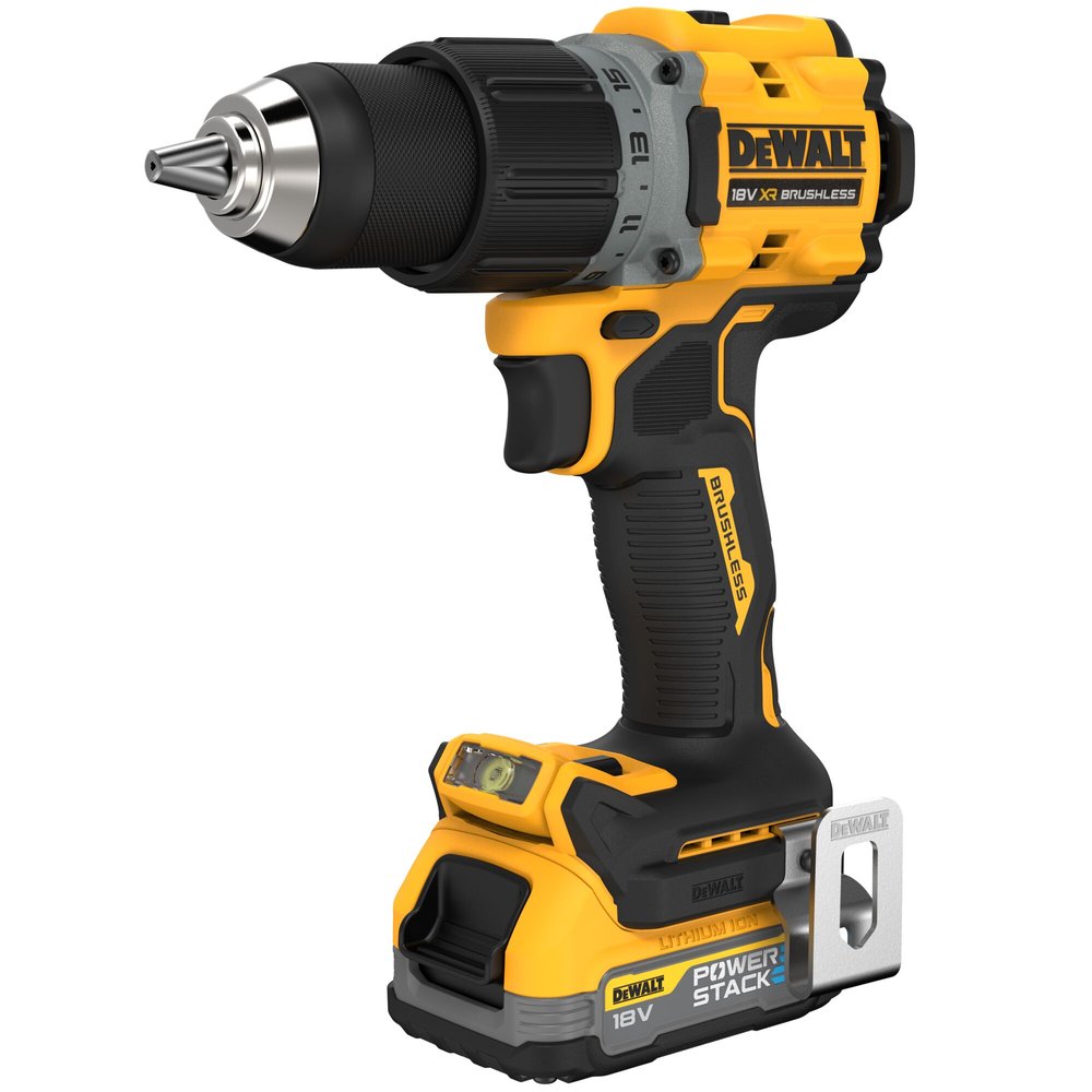 Бесщеточная дрель-шуруповерт DEWALT 2 скорости, 2 АКБ 18 В XR Li-Ion DCD800E2T-QW