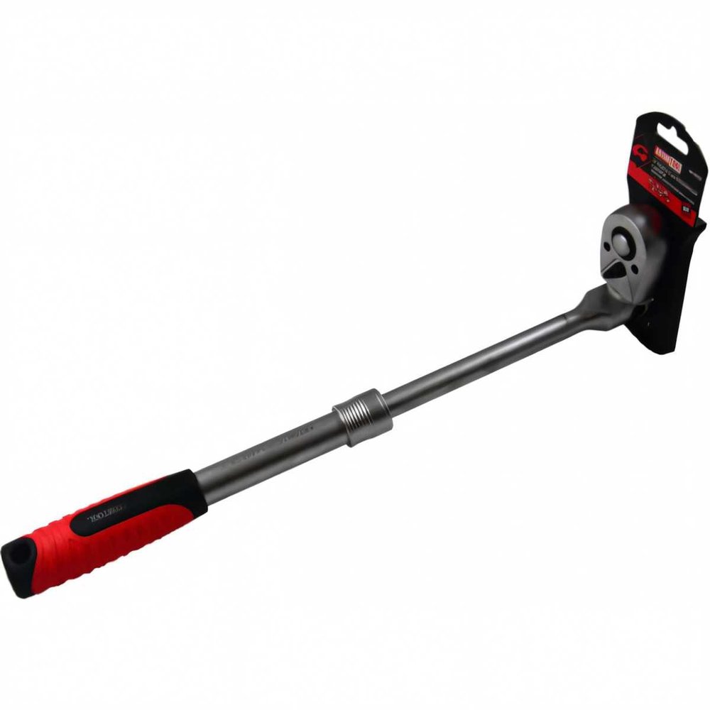 Трещотка ABTOMTOOL РROFFI 1/2, 72 зуб, 350-500 мм, телескопическая, CrV 54252