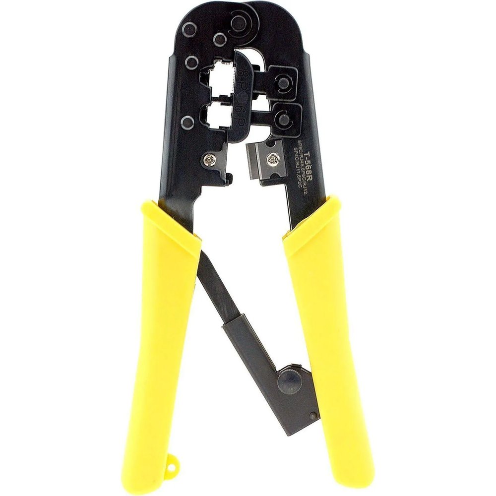 Инструмент Cablexpert T-568R, обжимной с фикс(8p8c,6p6c,6p4c,6p2c)(T-568R)